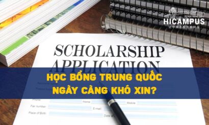 Học bổng Trung Quốc ngày càng khó xin