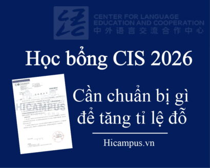 Học bổng CIS 2026 - HICAMPUS